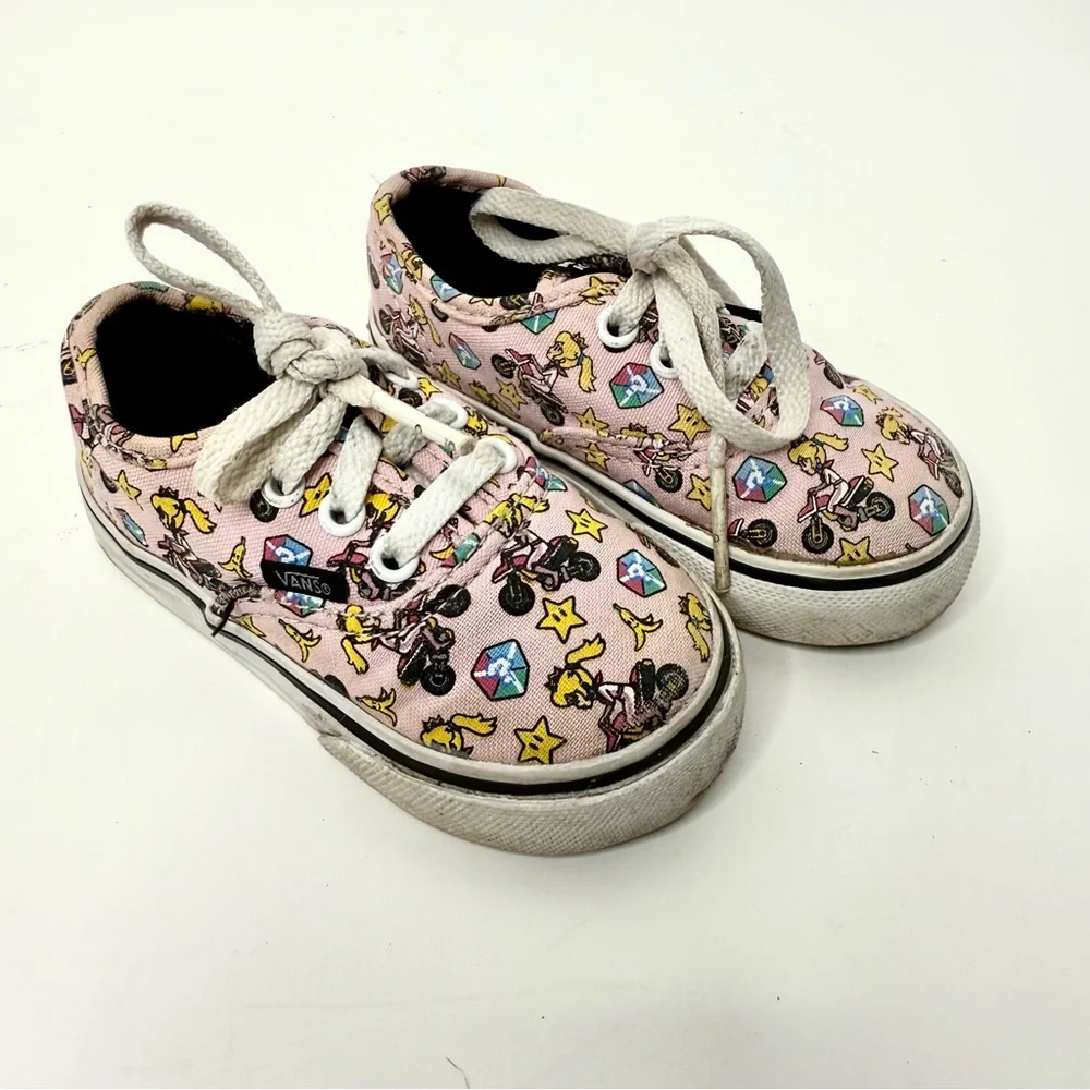 5 Pairs of Toddler Shoes. Size 5. Vans, Stride Rite, Skechers